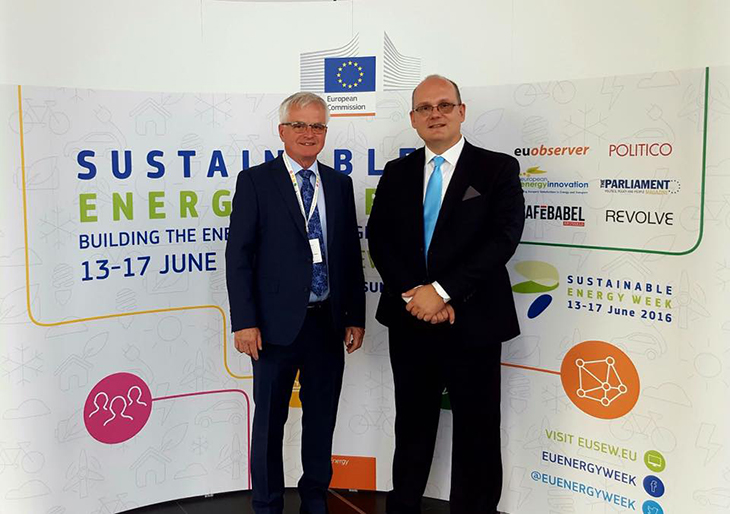 Major of the Municipality Pokupsko, Mr. Božidar Škrinjarić and North-West Croatia Regional Energy Agency, Managing Director dr. sc. Julije Domac
