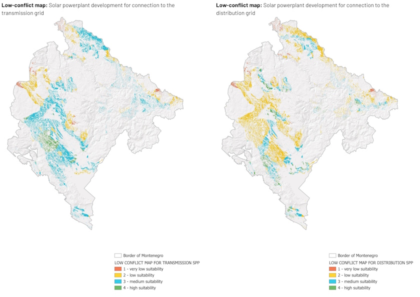 montenegro TNC eco team mapping low-conflict solar potential