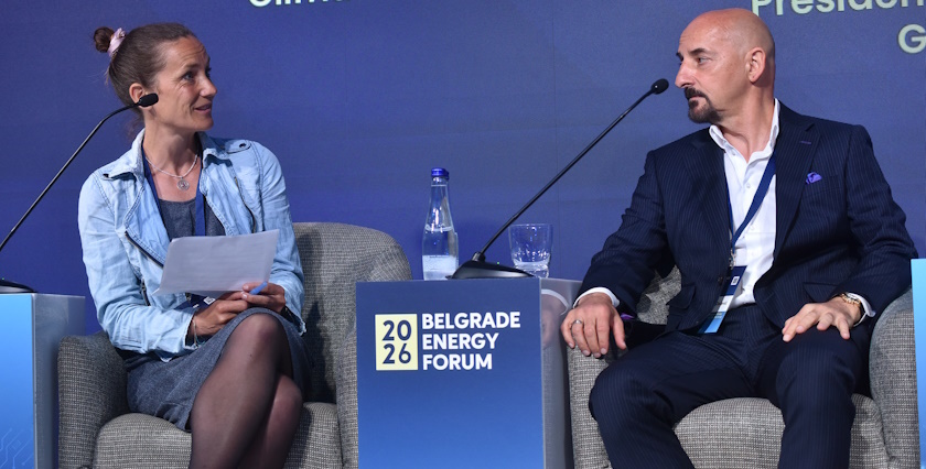 Lena Klopcic Chairman ASEII Branko Zecevic Belgrade Energy Forum 2026 decarbonization