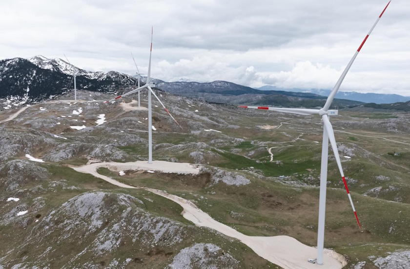 Montenegro wind Gvozd EPCG trial