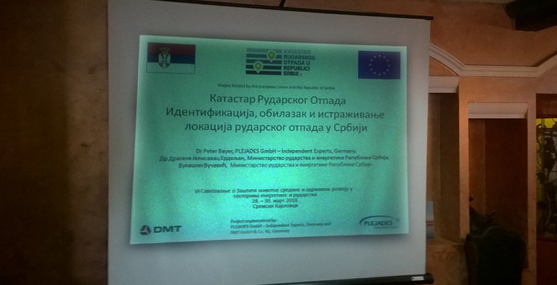 Projekat Katastar rudarskog otpada u Srbiji kao primer dobre prakse