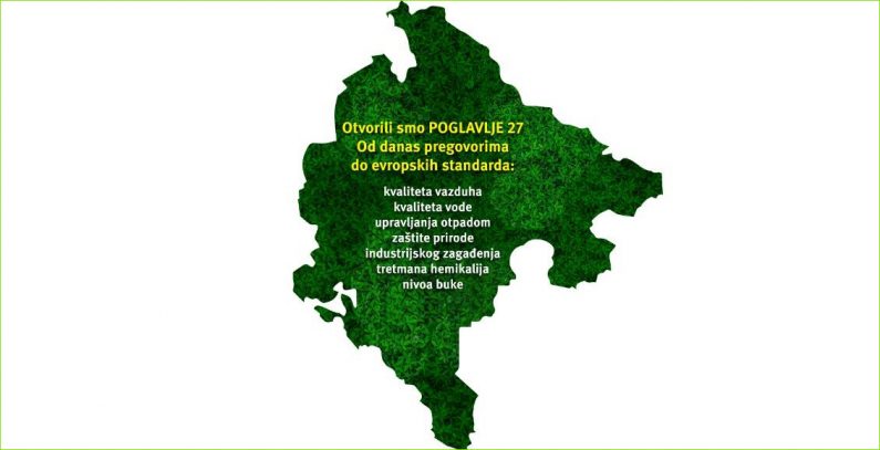 Crna Gora otvorila poglavlje 27 o životnoj sredini i klimatskim promenama