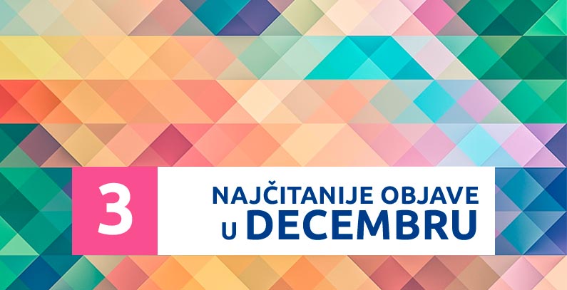 3 najčitanije objave u decembru