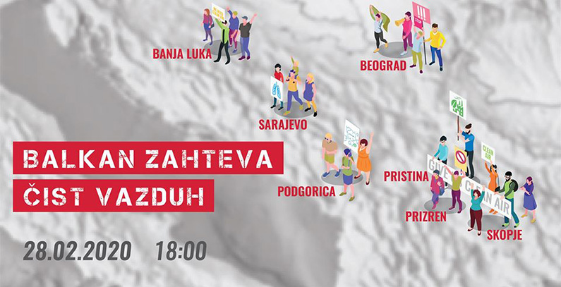 Protesti za čist vazduh najavljeni za prekosutra u devet gradova regiona