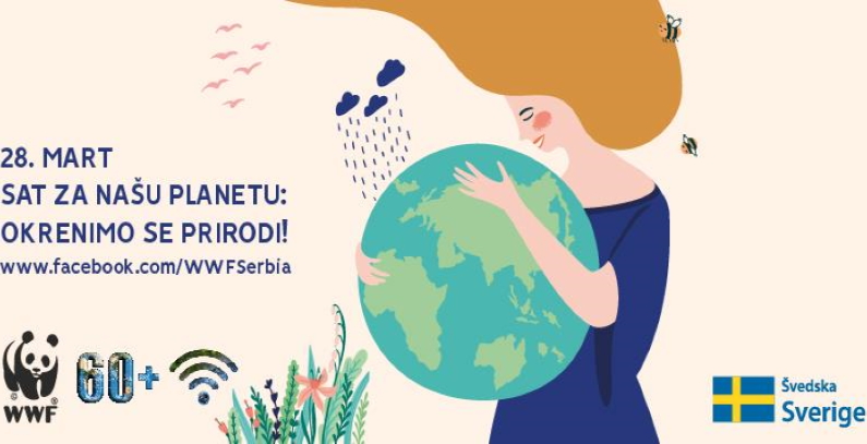 Sat za našu planetu – Okrenimo se prirodi i ugasimo svetla 28. marta u 20.30