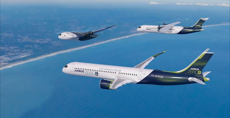 Airbus predstavio koncepte hibridne tehnologije za avione na vodonik