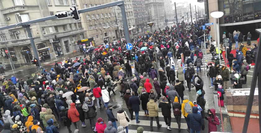 eko straza protest vazduh setnja