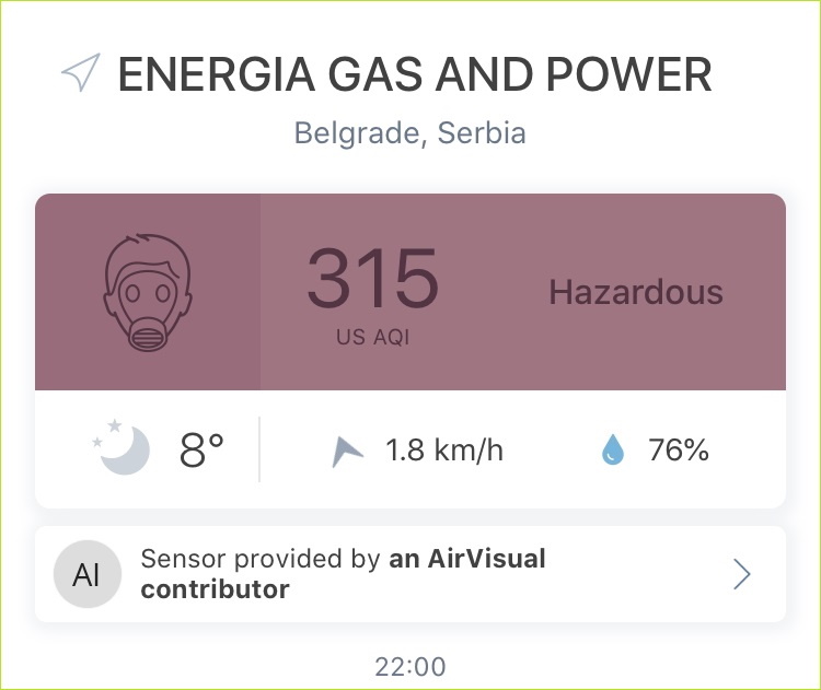 Ekstremna zagadenost vazduha Beogradu i Srbiji