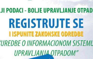 Informacioni sistem upravljanja otpadom fbih registracija