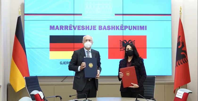 nemacka albanija sporazumi he fierza otpad balluku zingraf