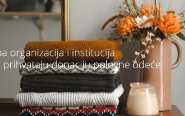 doniranje odece mapa tekstilni otpad