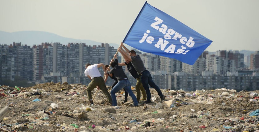 gradonacelnika Zagreba Zagreb je nas zeleno levom