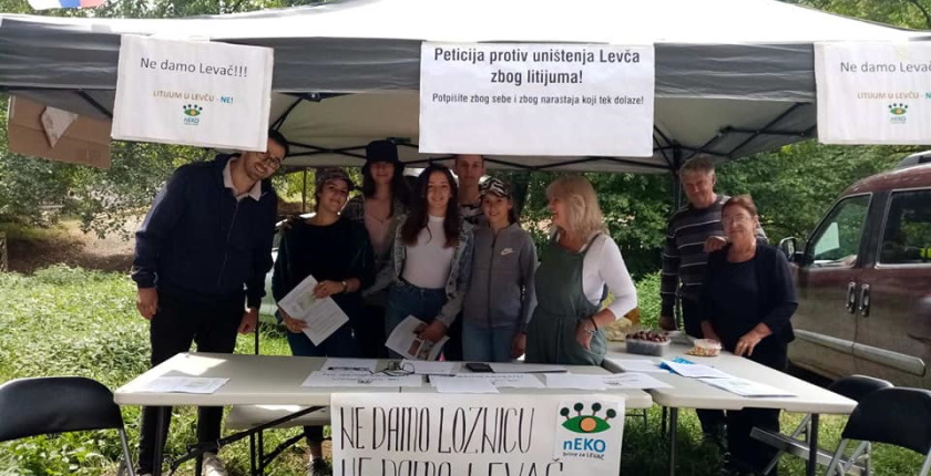 istrazivanje litijuma protest Rekovac peticija