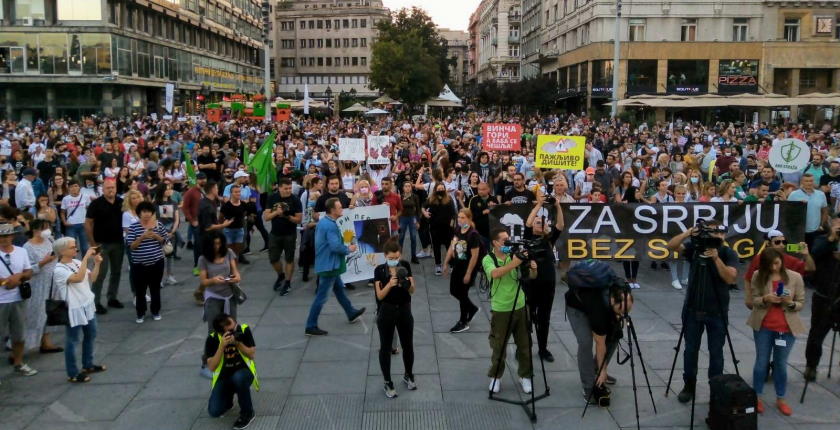 Hiljade protestu bezopasan vazduh 2 narod protiv trovaca