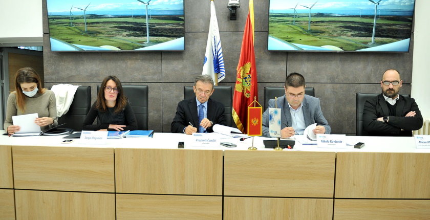 EPCG postao vlasnik 100 odsto projektne kompanije za vetropark Gvozd