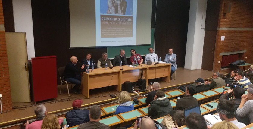 nije filozofski cutati tribina od zagadjenja do unistenja