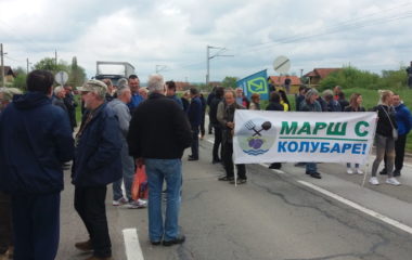 Mestani i aktivisti blokirali put Valjevo - Lajkovac zbog istraznih busotina firme Euro Lithium