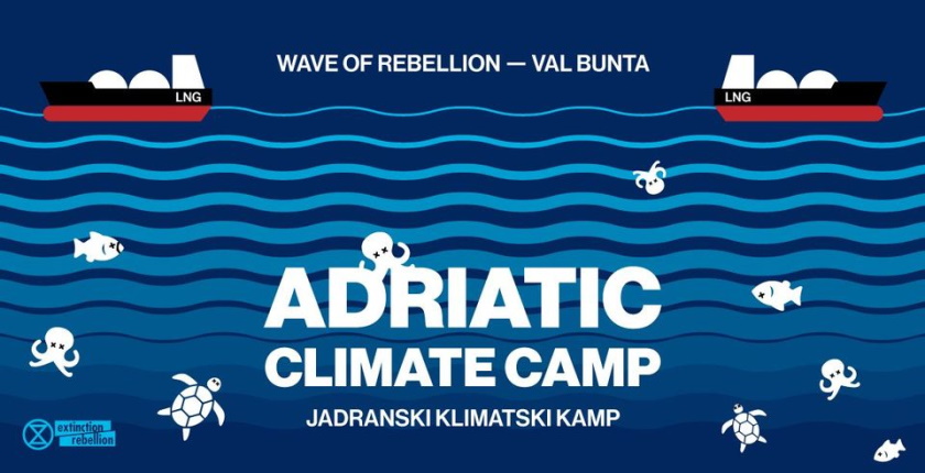 Extinction Rebellion Zagreb klimatski kamp njivice krk