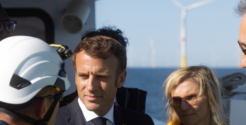 Makron Francuska iskljucivo obnovljive nuklearke prvog vetroparka na moru