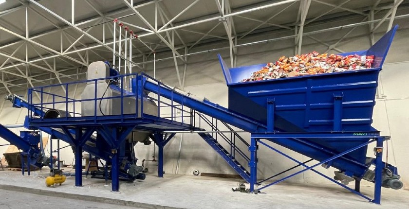 Paddle Depacker masina za preradu biootpada MAVITECH