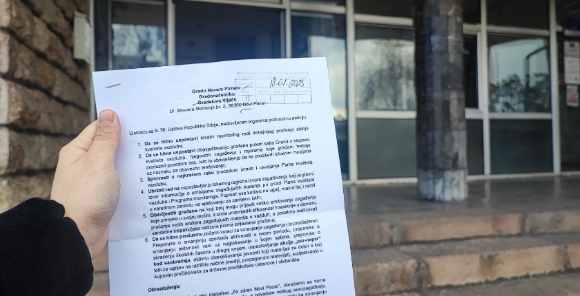 novi pazar zagadjenje vazduha