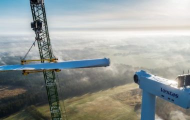 Vestas razvio tehnologiju za kružno recikliranje lopatica vetroturbina.