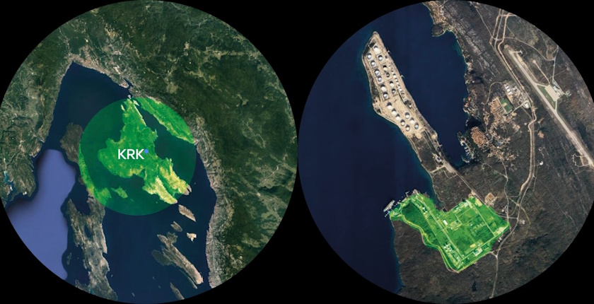 Green Energy Park Krku 2027 cvoriste uvoz zelenog amonijaka i snabdevanje