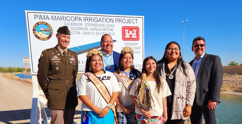 Solarni paneli iznad kanala za navodnjavanje, resenje Indijanske zajednice reke Hila