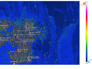 Snimi napravljeni termalnom kamerom na deponji Vinča