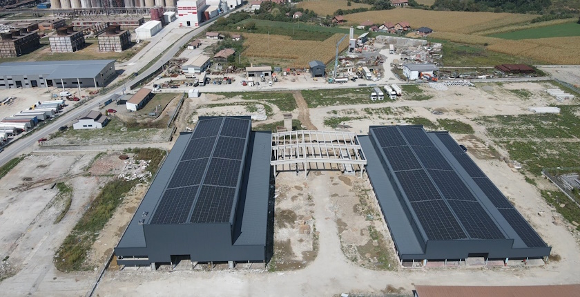 Solarni paneli instalirani na objektu nekadašnjeg preduzeća Metalno