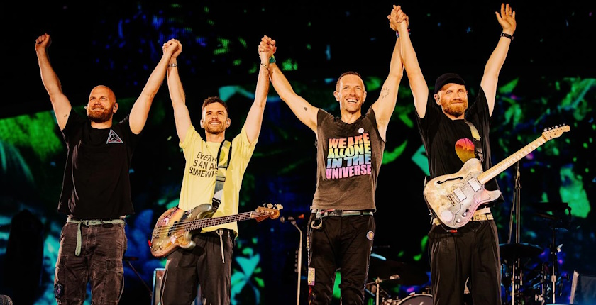 coldplay, odzivost, turneja Music of the Spheres