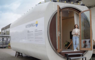 Kuca napravljena od vetroturbine