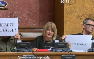 Protivnici zagovornici rudarenja litijuma prvi put Narodnoj skupstini