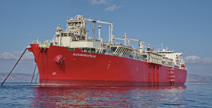 Alexandroupolis LNG Terminal van funkcije kraja marta