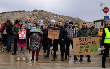 blokada deponije u valjevu, lokalni odgovor