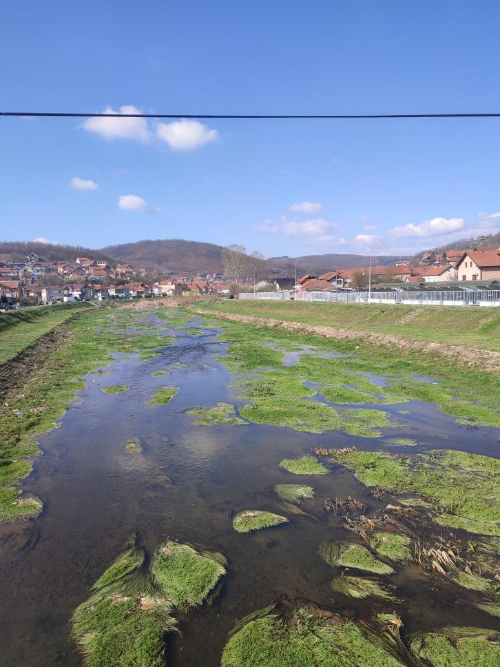 Smanjeni proticaji u martu 2025 - Jablanica kroz Lebane - napaja akumulaciju Barje za vodosnabdevanje Leskovca - foto - Ivana Stjelja