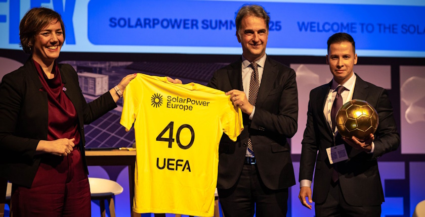 uefa solarna energija solarpower europe Walburga Hemetsberger Michele Uva
