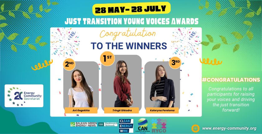 Proglaseni dobitnici Just Transition Young Voices Awards 2025 nagrada