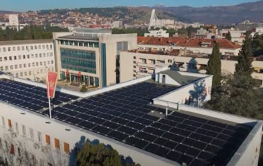 Skupstina Crne Gore, solarni paneli