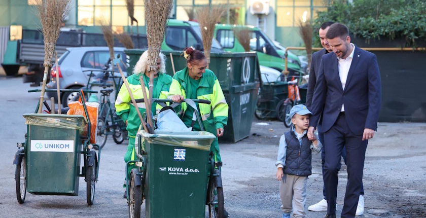 hrvatska osijek odvojeno prikupljanje otpada separacija unikom gradonacelnik radic