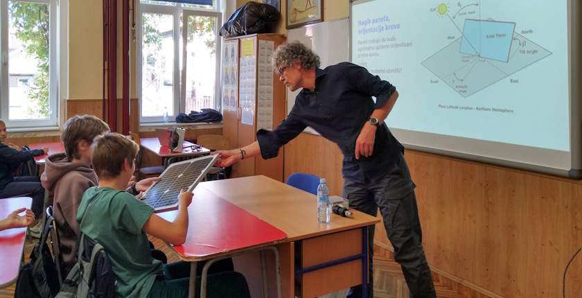 Elektropionir radionica u Osnovnoj skoli Dusan Jerkovic u Rumi