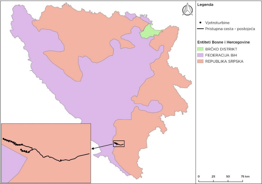 bih ers hrgud vetroelektrana procena uticaja lokacija