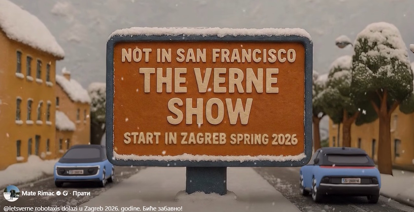 hrvatska mate rimac robotaksiji autonomna vozila vern zagreb