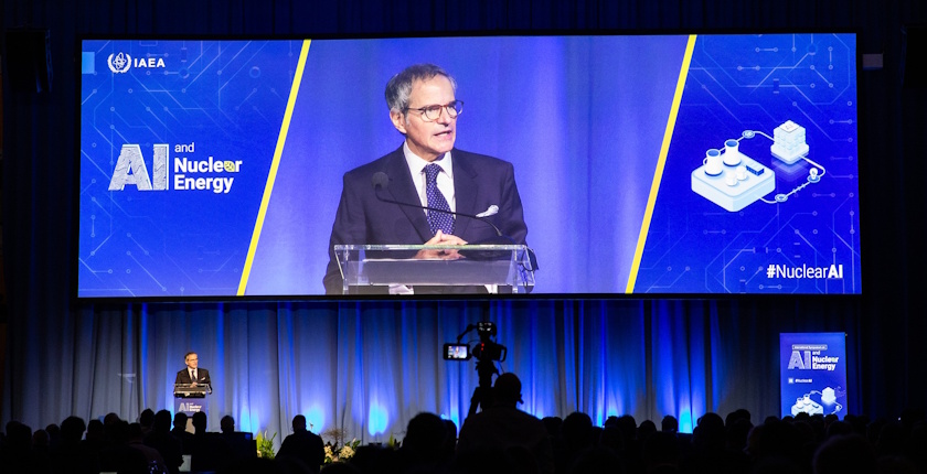 svet vestacka inteligencija ai data centri nuklearna energija iaea atomi za algoritme Rafael Mariano Grossi