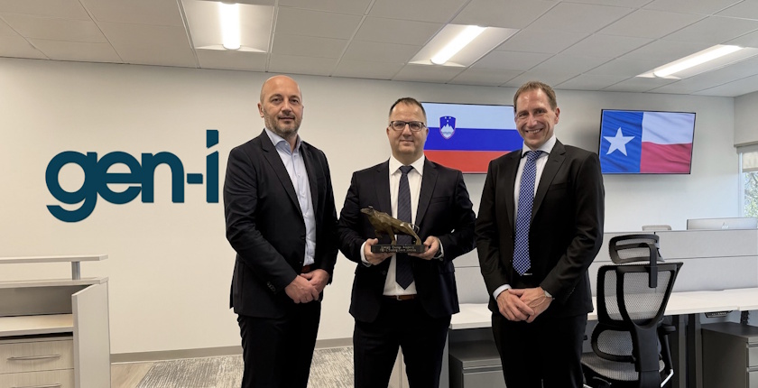 slovenija SAD firma gen i hjuston