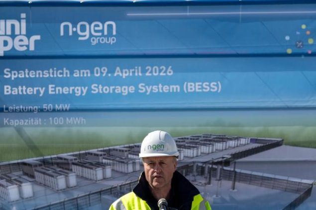 Vilhelmshafen roman bernard baterijski sistem BESS NGEN Uniper nemačka