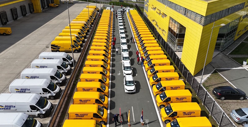 srbija posta srbije elektricna vozila dostavna vozila