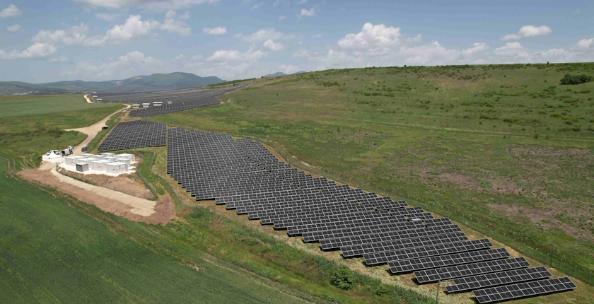 EVN Makedonija baterijski sistem 10 megavata pri solarnom parku
