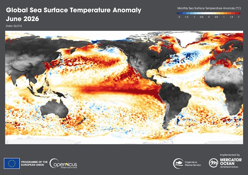 temperatura povrine mora 2026