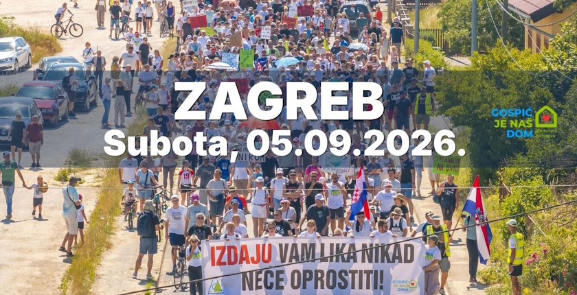 protest u Zagrebu zbog afere ilegalnog odlaganja otpada u Gospicu